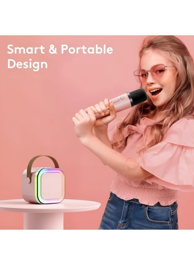Portable K12 Bluetooth Small Home KTV Microphone Speaker with 1 Microphones - Image 3